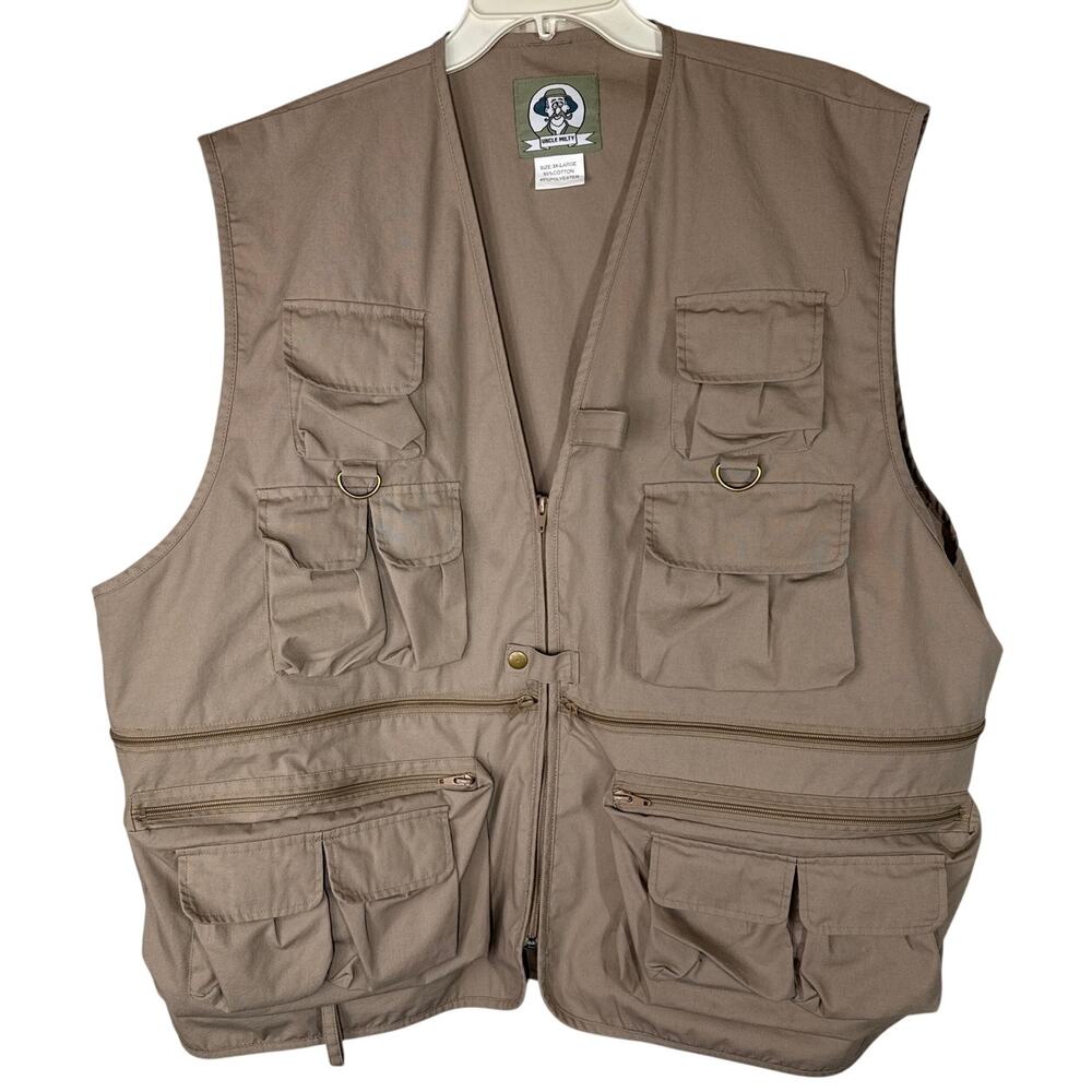 Uncle Milty Multi-Pocket Fishing & Travel Vest, 3XL